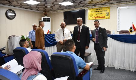 لجنة جامعية تزور كلية التربية للعلوم الإنسانية لمتابعة الامتحانات النهائية