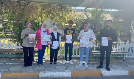 كلية التربية للعلوم الإنسانية تنظم نشاطاً توعوياً بعنوان “معًا نحو بيئة أجمل”