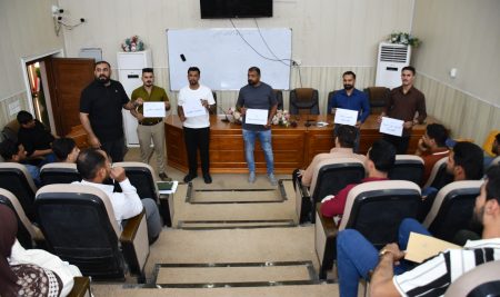 كلية التربية للعلوم الانسانية تقيم نشاطا لا صفيا في كيفية الاستعداد للامتحانات النهائية لطلبة المرحلة الاولى
