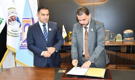 كلية التربية للعلوم الإنسانية تبرم اتفاقية تعاون علمي وبحثي مع كلية طب الأسنان بجامعة ديالى
