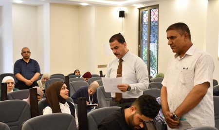 كلية التربية للعلوم الإنسانية تختتم امتحانات طلبة الدراسات العليا