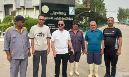 بإشراف وتوجيه السيد عميد الكلية كلية التربية للعلوم الإنسانية تنفّذ حملة شاملة لتهيئة القاعات الامتحانية خلال عطلة عيد الأضحى