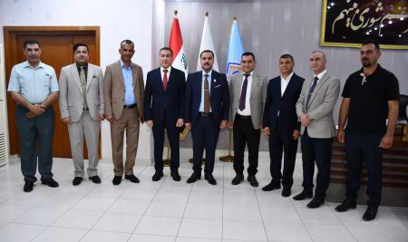للتهنئة بمناسبة عيد الأضحى المباركمجلس كلية التربية للعلوم الإنسانية يزور السيد رئيس جامعة ديالى