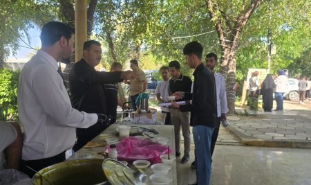 كلية التربية للعلوم الإنسانية تقيم وجبة افطار لطلبة الصف السادس الإعدادي