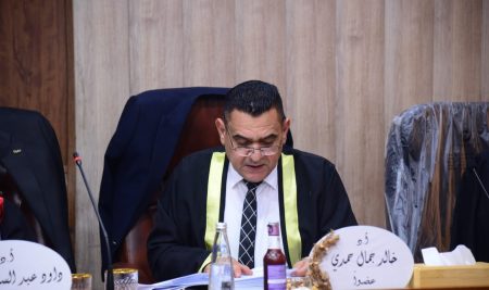 رئيس قسم العلوم التربوية والنفسية عضواً في لجنة مناقشة رسالة ماجستير بجامعة بغداد