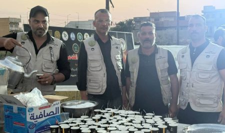 موكب كلية التربية للعلوم الإنسانية يواصل تقديم خدماته المتنوعة لزائري أربعينية الإمام الحسين (عليه السلام)