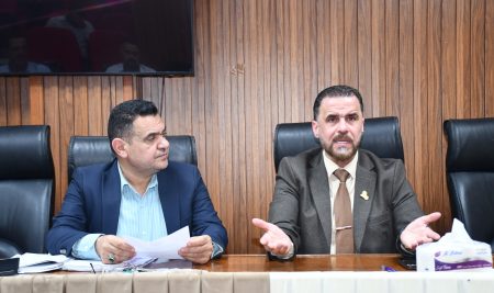 السيد عميد كلية التربية للعلوم الإنسانية يعقد اجتماعاً مع الهيئة التدريسية في قسم العلوم التربوية والنفسية