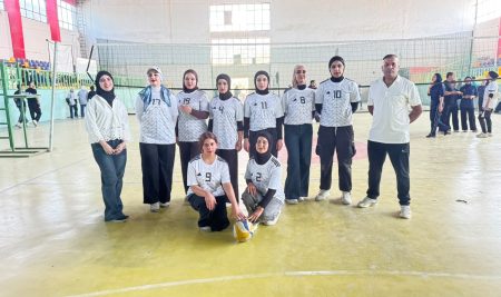 كلية التربية للعلوم الإنسانية تحرز المركز الثالث في بطولة الجامعة بالكرة الطائرة لفئة الطالبات